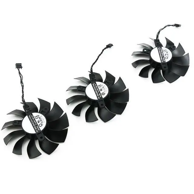 Alt view image 2 of 6 - Graphics Card Cooling Fans Suitable for EVGA GTX 1080 TI FTW3 DT Gaming/Black Elite Series Desktop 87mm PLA09215B12H 12V 0.55A 4Pin Video Card Cooler Fans GPU Fan