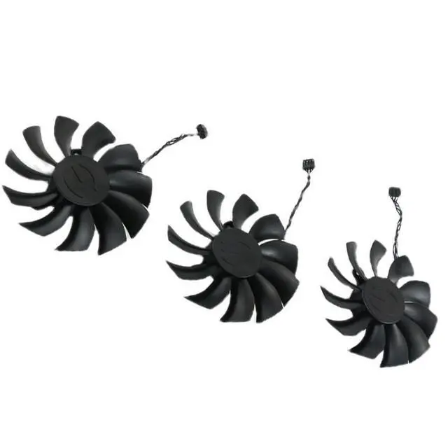 Alt view image 3 of 6 - Graphics Card Cooling Fans Suitable for EVGA GTX 1080 TI FTW3 DT Gaming/Black Elite Series Desktop 87mm PLA09215B12H 12V 0.55A 4Pin Video Card Cooler Fans GPU Fan