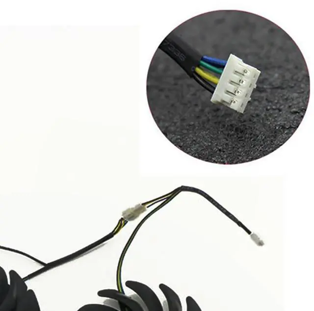Alt view image 2 of 7 - Graphics Card Cooling Fans Suitable for MSI GTX 1060 1070 1070TI 1080 1080TI Duke GTX 980Ti Lightning Series Desktop PLD09210S12HH 85mm 12V 0.40A 4Pin Video Card Cooler Fans GPU Fan