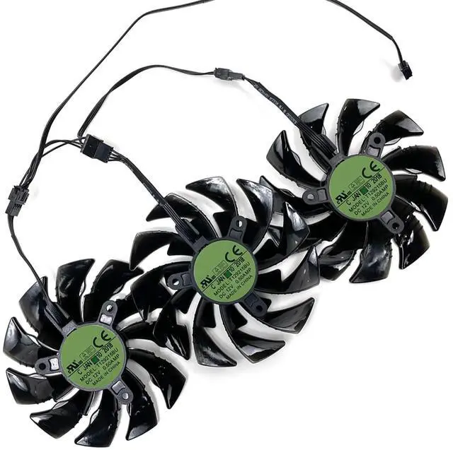 Main image of Graphics Card Cooling Fans Suitable for Gigabyte AORUS GTX 1080 1080ti 1070 Xtreme Series Desktop 95mm T129215BU 95mm 12V 0.55A 4Pin Video Card Cooler Fans GPU Fan