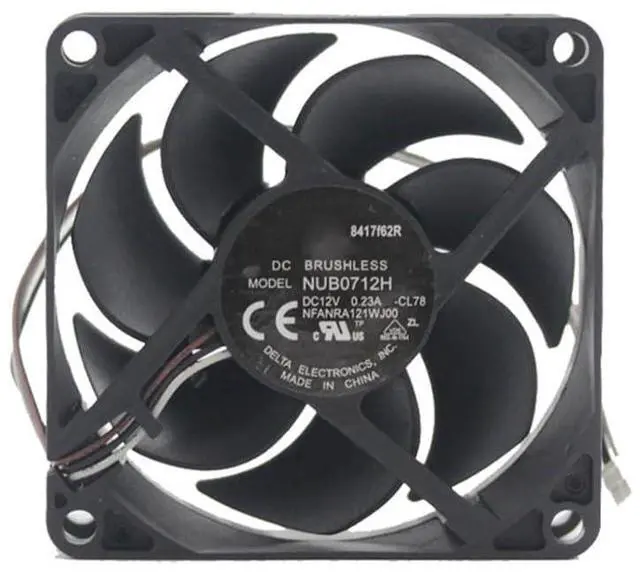 Alt view image 2 of 7 - NUB0712H 12V 0.23A 7025 Fan 7CM 3-Wire D54HA Cooling Fan for Projectors
