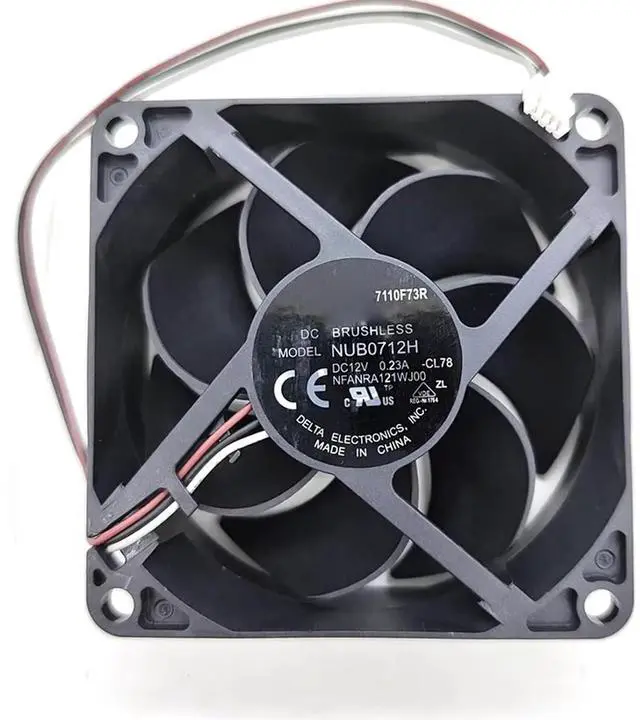 Main image of NUB0712H 12V 0.23A 7025 Fan 7CM 3-Wire D54HA Cooling Fan for Projectors