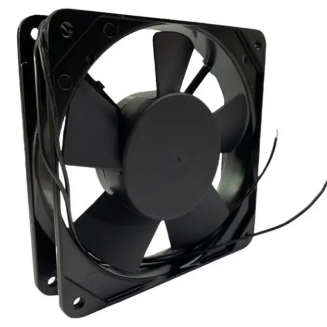 Alt view image 4 of 6 - HTA120D110 200730 110V-120V 0.18A 12CM 120×120×25mm 2-Wire Cooling Fan HTA120D110200730