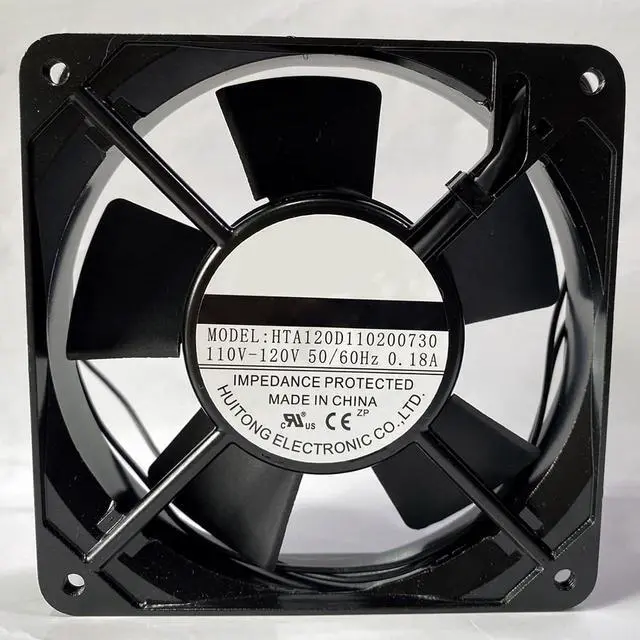 Main image of HTA120D110 200730 110V-120V 0.18A 12CM 120×120×25mm 2-Wire Cooling Fan HTA120D110200730
