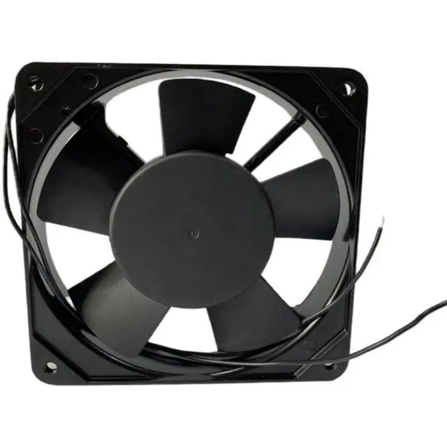Alt view image 6 of 6 - HTA120D110 200730 110V-120V 0.18A 12CM 120×120×25mm 2-Wire Cooling Fan HTA120D110200730