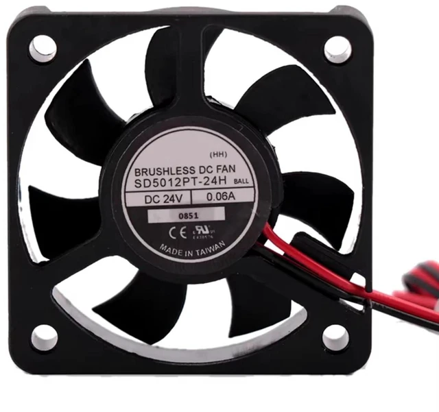 Main image of SD5012PT-24H 5cm 5010 DC 50X50X10mm 24V 0.06A Inverter 2-Wire Cooling Fan