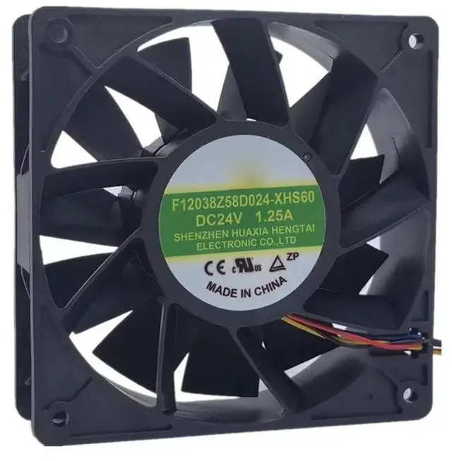 Alt view image 2 of 6 - F12038Z58D024 24V 1.25A 12038 12CM High Airflow Inverter Server Cooling Fan
