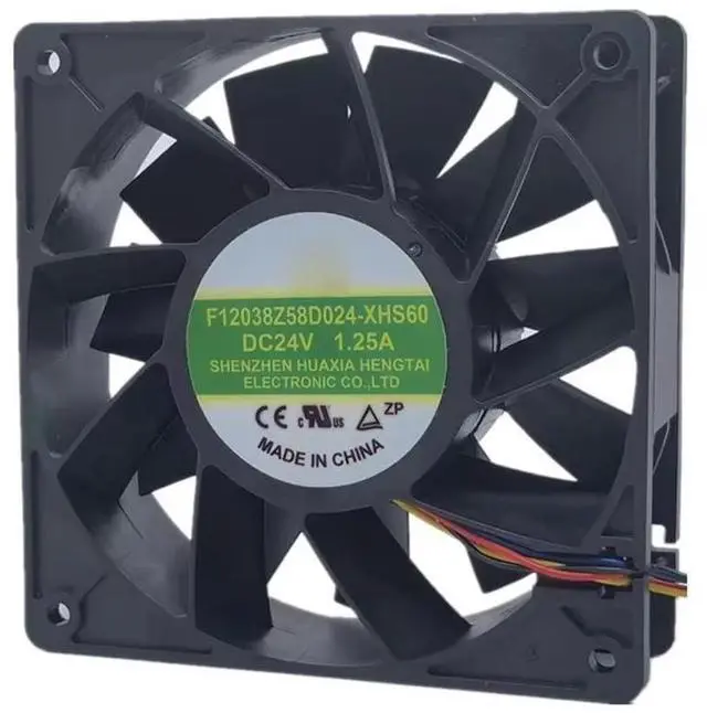 Alt view image 4 of 6 - F12038Z58D024 24V 1.25A 12038 12CM High Airflow Inverter Server Cooling Fan