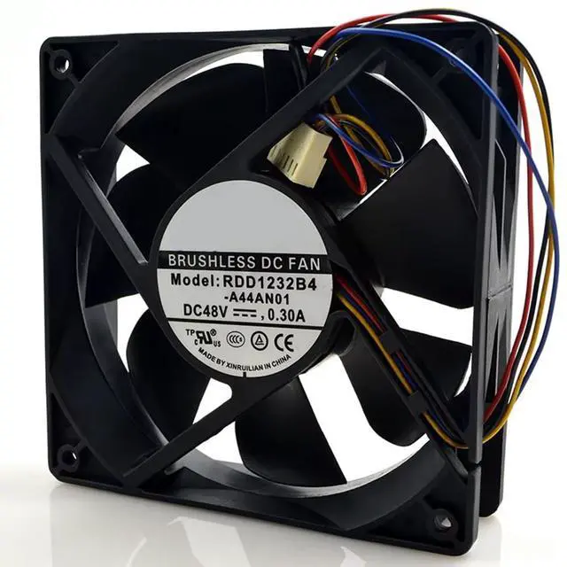 Alt view image 3 of 6 - RDD1232B4 48V0.30A 12cm 12032 4-Wire PWM Temperature Control Ball Fan DC Fan