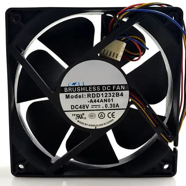 Alt view image 4 of 6 - RDD1232B4 48V0.30A 12cm 12032 4-Wire PWM Temperature Control Ball Fan DC Fan