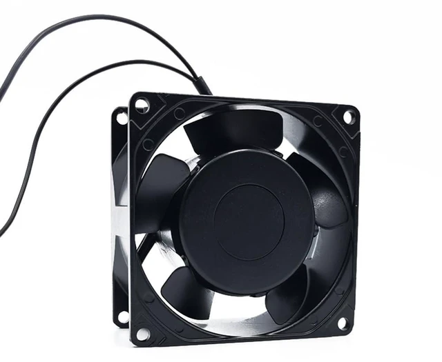 Alt view image 4 of 7 - A31-B15A-23W3-000 8cm 8038 230V Aluminium Frame Cooling Fan 2-Wire Cooling Fan