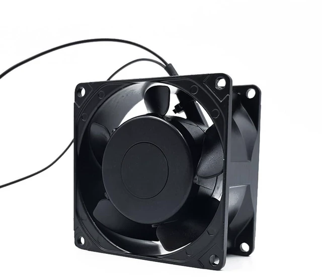 Alt view image 6 of 7 - A31-B15A-23W3-000 8cm 8038 230V Aluminium Frame Cooling Fan 2-Wire Cooling Fan