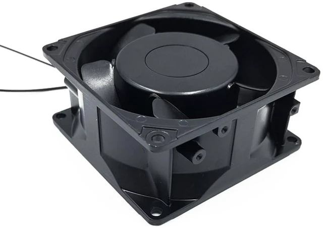 Alt view image 7 of 7 - A31-B15A-23W3-000 8cm 8038 230V Aluminium Frame Cooling Fan 2-Wire Cooling Fan