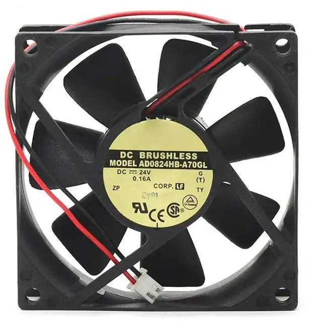 Main image of AD0824HB-A70GL 24V 0.16A 8025 8cm 8cm DC Cooling Fan 2-Wire Cooling Fan
