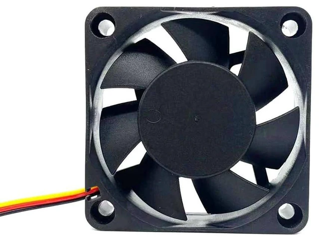 Alt view image 6 of 6 - EF60151BX-Q01C-S99 6015 Temperature Controlled 12V Mute Cooling Fan 1.44W 4-Wire Double Ball Bearing Cooling Fan