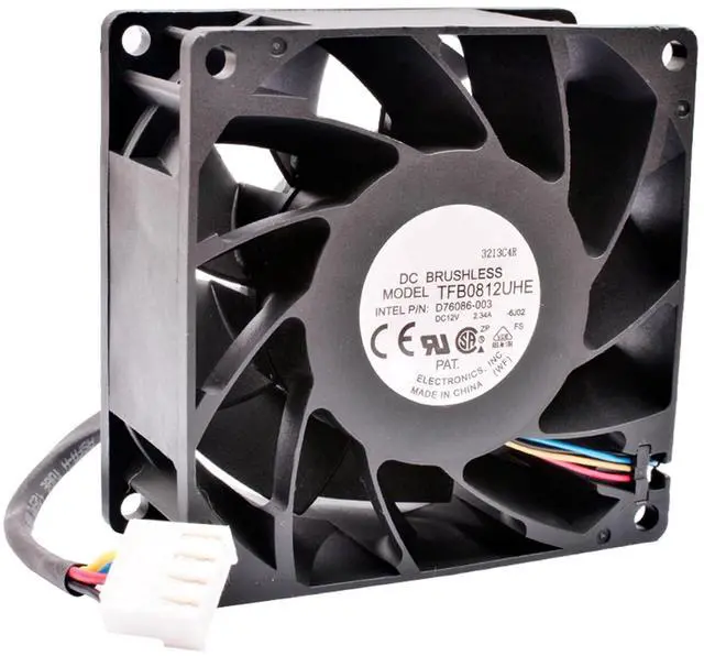 Main image of 8038 TFB0812UHE 12V 2.34A 4-Wire Motherboard PWM Speed Control 8cm Violent Cooling Fan
