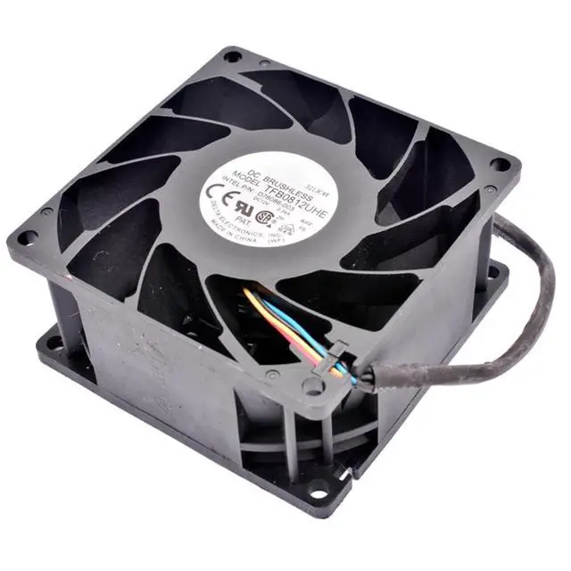Alt view image 5 of 6 - 8038 TFB0812UHE 12V 2.34A 4-Wire Motherboard PWM Speed Control 8cm Violent Cooling Fan