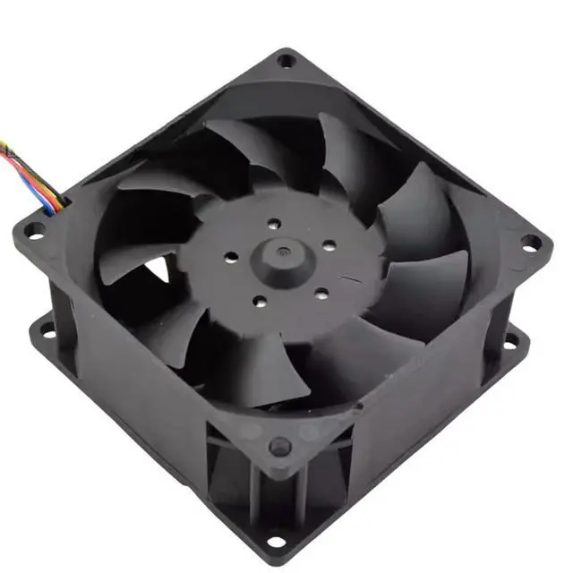 Alt view image 6 of 6 - 8038 TFB0812UHE 12V 2.34A 4-Wire Motherboard PWM Speed Control 8cm Violent Cooling Fan