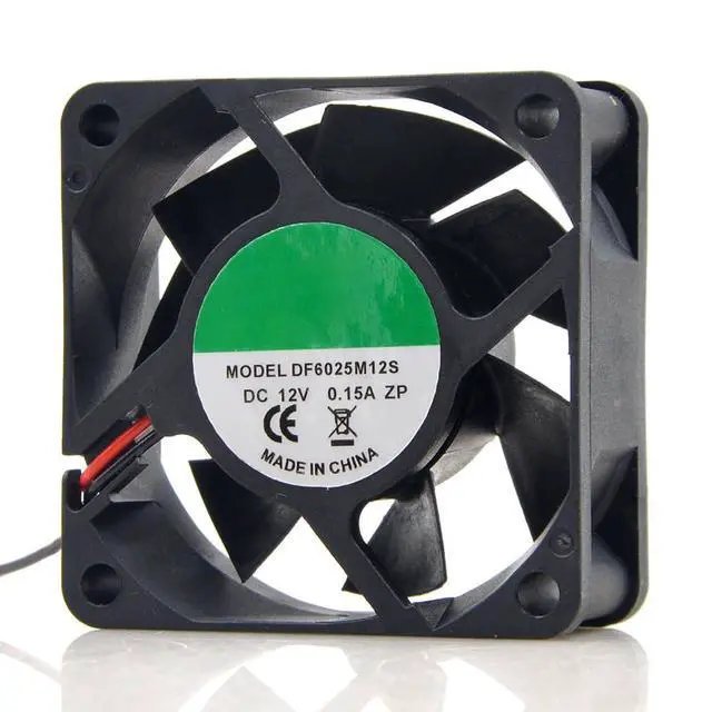 Alt view image 2 of 6 - DF6025M12S 6CM 6025 12V 0.15A 2-Wire Inverter Super Silent Chassis Cooling Fan