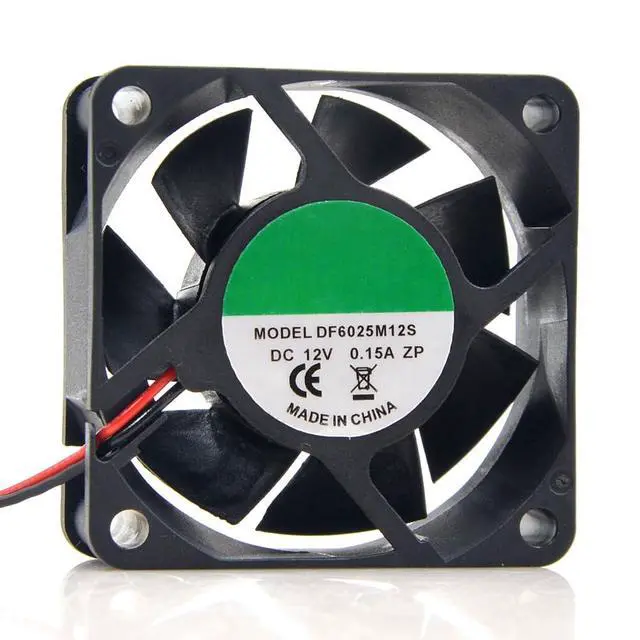 Alt view image 3 of 6 - DF6025M12S 6CM 6025 12V 0.15A 2-Wire Inverter Super Silent Chassis Cooling Fan