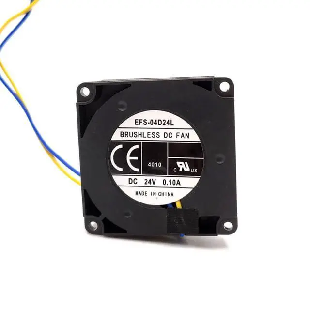 Alt view image 2 of 6 - 4010 EFS-04D24L 24V 0.10A Blower Fan Mute Cooling Fan Printer Accessories Square Hydraulic Turbo Fans
