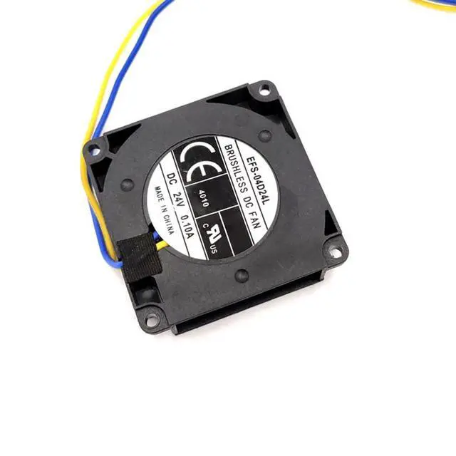 Alt view image 6 of 6 - 4010 EFS-04D24L 24V 0.10A Blower Fan Mute Cooling Fan Printer Accessories Square Hydraulic Turbo Fans