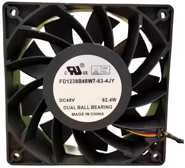 Main image of FD1238B48W7-63-4JY 48V 62.4W 12038 Cooling Fan 120X120X38MM 4-Wire Cabinet Fan