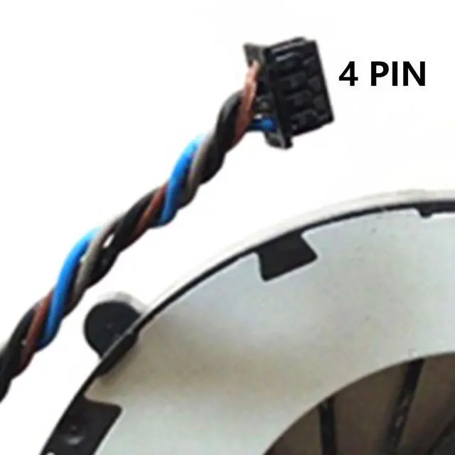 Alt view image 3 of 6 - CPU Cooling Fans Suitable for HP Envy 17-3000 17-3100 17-3200 Series Laptop Cooler Fan 5V 0.40A 4PIN Model: KSB0505HB-BD47 + KSB0505HB-BD48 665908-001 (Fan A)