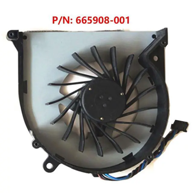Alt view image 6 of 6 - CPU Cooling Fans Suitable for HP Envy 17-3000 17-3100 17-3200 Series Laptop Cooler Fan 5V 0.40A 4PIN Model: KSB0505HB-BD47 + KSB0505HB-BD48 665908-001 (Fan A)