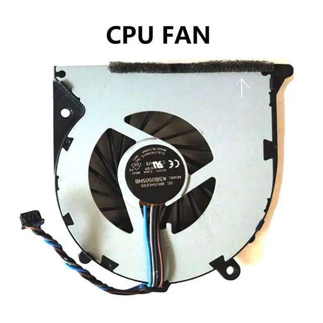 Alt view image 5 of 6 - CPU Cooling Fans Suitable for HP Envy 17-3000 17-3100 17-3200 Series Laptop Cooler Fan 5V 0.40A 4PIN Model: KSB0505HB-BD47 + KSB0505HB-BD48 665908-001 (Fan A)