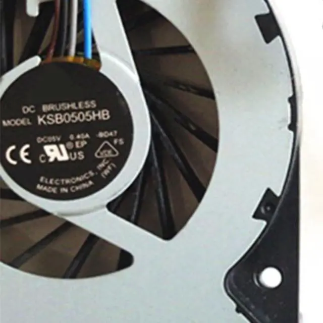 Alt view image 3 of 7 - CPU + GPU Cooling Fans Suitable for HP Envy 17-3000 17-3100 17-3200 Series Laptop Cooler Fan 5V 0.40A 4PIN Model: KSB0505HB-BD47 + KSB0505HB-BD48 665908-001 (Fan C)