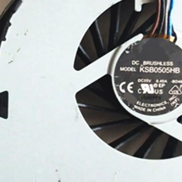 Alt view image 4 of 7 - CPU + GPU Cooling Fans Suitable for HP Envy 17-3000 17-3100 17-3200 Series Laptop Cooler Fan 5V 0.40A 4PIN Model: KSB0505HB-BD47 + KSB0505HB-BD48 665908-001 (Fan C)