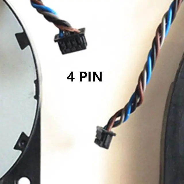 Alt view image 5 of 7 - CPU + GPU Cooling Fans Suitable for HP Envy 17-3000 17-3100 17-3200 Series Laptop Cooler Fan 5V 0.40A 4PIN Model: KSB0505HB-BD47 + KSB0505HB-BD48 665908-001 (Fan C)