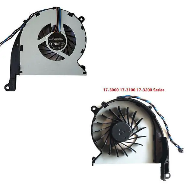 Alt view image 4 of 6 - GPU Cooling Fans Suitable for HP Envy 17-3000 17-3100 17-3200 Series Laptop Cooler Fan 5V 0.40A 4PIN Model: KSB0505HB-BD47 + KSB0505HB-BD48 665908-001 (Fan B)
