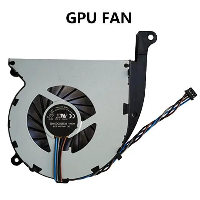 Alt view image 5 of 6 - GPU Cooling Fans Suitable for HP Envy 17-3000 17-3100 17-3200 Series Laptop Cooler Fan 5V 0.40A 4PIN Model: KSB0505HB-BD47 + KSB0505HB-BD48 665908-001 (Fan B)