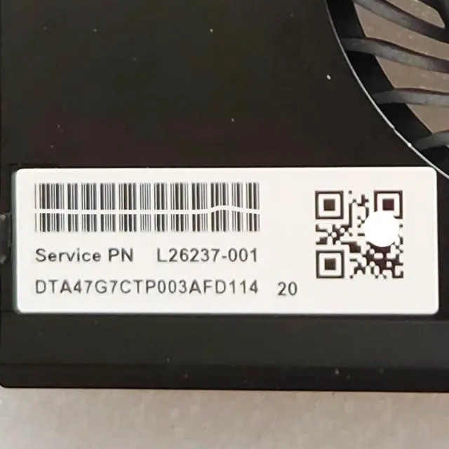 Alt view image 3 of 7 - CPU Cooling Fans Suitable for HP Pavilion 15-CU 15-CD 15-CC 17-AR TPN-Q209 Series Laptop Cooler Fan 5V 0.5A 4 PIN NS85B00-17K20 P/N: L26237-001