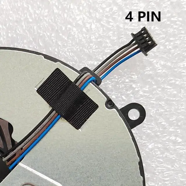 Alt view image 5 of 7 - CPU Cooling Fans Suitable for HP Pavilion 15-CU 15-CD 15-CC 17-AR TPN-Q209 Series Laptop Cooler Fan 5V 0.5A 4 PIN NS85B00-17K20 P/N: L26237-001