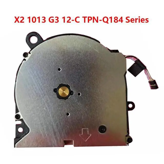 Alt view image 2 of 7 - CPU Cooling Fans Suitable for HP Elite X2 1013 G3 12-C TPN-Q184 Series Laptop Cooler Fan 5V 0.5A 4 PIN ND55C02-17D13 7Z28FPR + ND55C02-17D12 7Z29FPR P/N: 924702-001 (CPU)