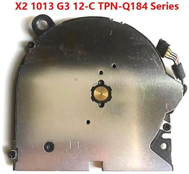 Alt view image 2 of 7 - GPU Cooling Fans Suitable for HP Elite X2 1013 G3 12-C TPN-Q184 Series Laptop Cooler Fan 5V 0.5A 4 PIN ND55C02-17D13 7Z28FPR + ND55C02-17D12 7Z29FPR P/N: 924702-001 (GPU)