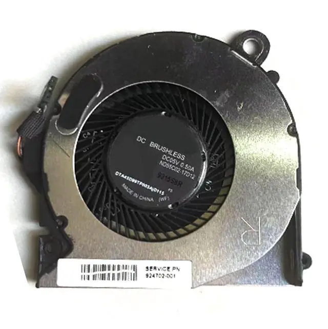 Main image of GPU Cooling Fans Suitable for HP Elite X2 1013 G3 12-C TPN-Q184 Series Laptop Cooler Fan 5V 0.5A 4 PIN ND55C02-17D13 7Z28FPR + ND55C02-17D12 7Z29FPR P/N: 924702-001 (GPU)
