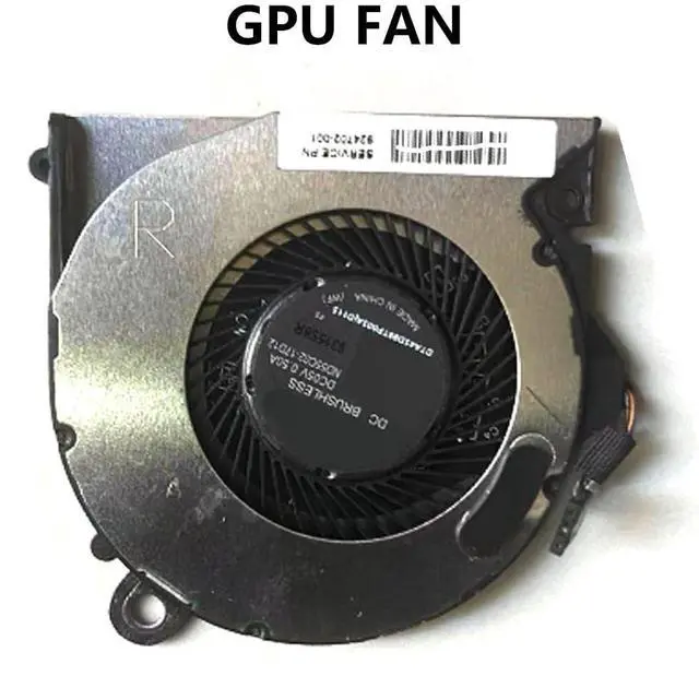 Alt view image 6 of 7 - GPU Cooling Fans Suitable for HP Elite X2 1013 G3 12-C TPN-Q184 Series Laptop Cooler Fan 5V 0.5A 4 PIN ND55C02-17D13 7Z28FPR + ND55C02-17D12 7Z29FPR P/N: 924702-001 (GPU)