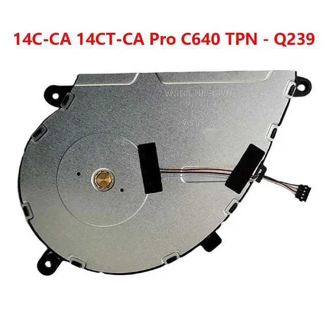 Alt view image 6 of 7 - CPU Cooling Fans Suitable for HP Chromebook 14C-CA 14CT-CA Pro C640 TPNQ239 Series 14c-CA00XX 14CT-CA00XX Laptop Cooler Fan 5V 0.5A 4 PIN ND55C63-19J16 P/N: M08972-001