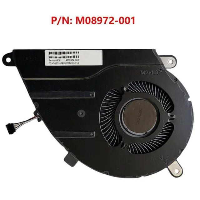 Alt view image 7 of 7 - CPU Cooling Fans Suitable for HP Chromebook 14C-CA 14CT-CA Pro C640 TPNQ239 Series 14c-CA00XX 14CT-CA00XX Laptop Cooler Fan 5V 0.5A 4 PIN ND55C63-19J16 P/N: M08972-001