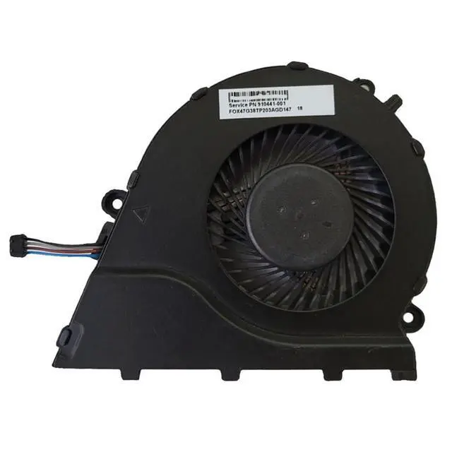 Alt view image 2 of 7 - CPU Cooling Fans Suitable for HP Omen 2 Plus 17-W TPN-Q174 Series 17-W010NG W043DX W102NL W102NS W103NF W119TX W205TX W206TX Laptop Cooler Fan 5V 4 PIN P/N: 910441-001 + 862954-001 (CPU)