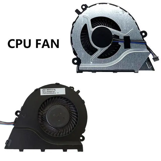 Alt view image 5 of 7 - CPU Cooling Fans Suitable for HP Omen 2 Plus 17-W TPN-Q174 Series 17-W010NG W043DX W102NL W102NS W103NF W119TX W205TX W206TX Laptop Cooler Fan 5V 4 PIN P/N: 910441-001 + 862954-001 (CPU)