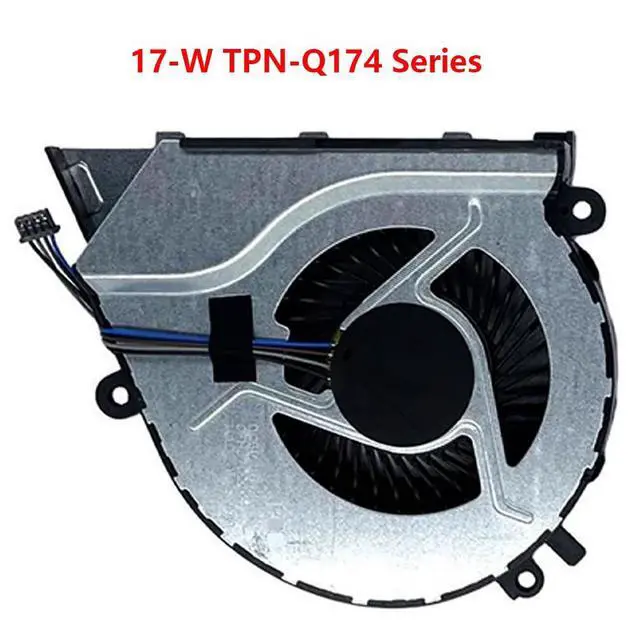 Alt view image 6 of 7 - CPU Cooling Fans Suitable for HP Omen 2 Plus 17-W TPN-Q174 Series 17-W010NG W043DX W102NL W102NS W103NF W119TX W205TX W206TX Laptop Cooler Fan 5V 4 PIN P/N: 910441-001 + 862954-001 (CPU)