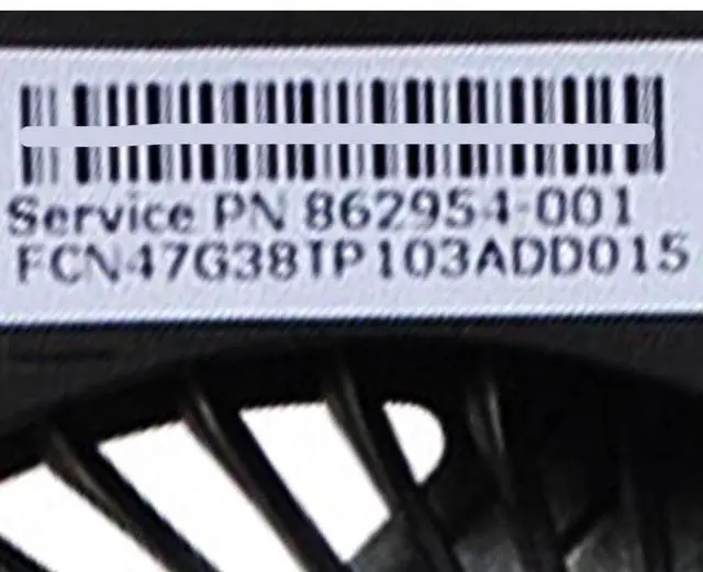 Alt view image 3 of 7 - GPU Cooling Fans Suitable for HP Omen 2 Plus 17-W TPN-Q174 Series 17-W010NG W043DX W102NL W102NS W103NF W119TX W205TX W206TX Laptop Cooler Fan 5V 4 PIN P/N: 910441-001 + 862954-001 (GPU)