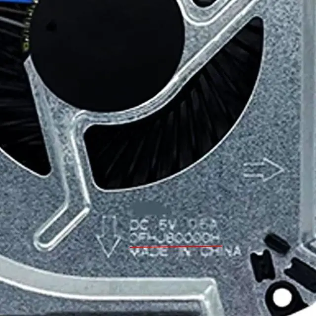 Alt view image 4 of 7 - GPU Cooling Fans Suitable for HP Omen 2 Plus 17-W TPN-Q174 Series 17-W010NG W043DX W102NL W102NS W103NF W119TX W205TX W206TX Laptop Cooler Fan 5V 4 PIN P/N: 910441-001 + 862954-001 (GPU)