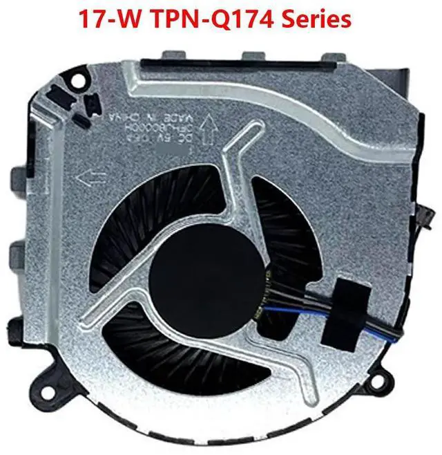Alt view image 6 of 7 - GPU Cooling Fans Suitable for HP Omen 2 Plus 17-W TPN-Q174 Series 17-W010NG W043DX W102NL W102NS W103NF W119TX W205TX W206TX Laptop Cooler Fan 5V 4 PIN P/N: 910441-001 + 862954-001 (GPU)