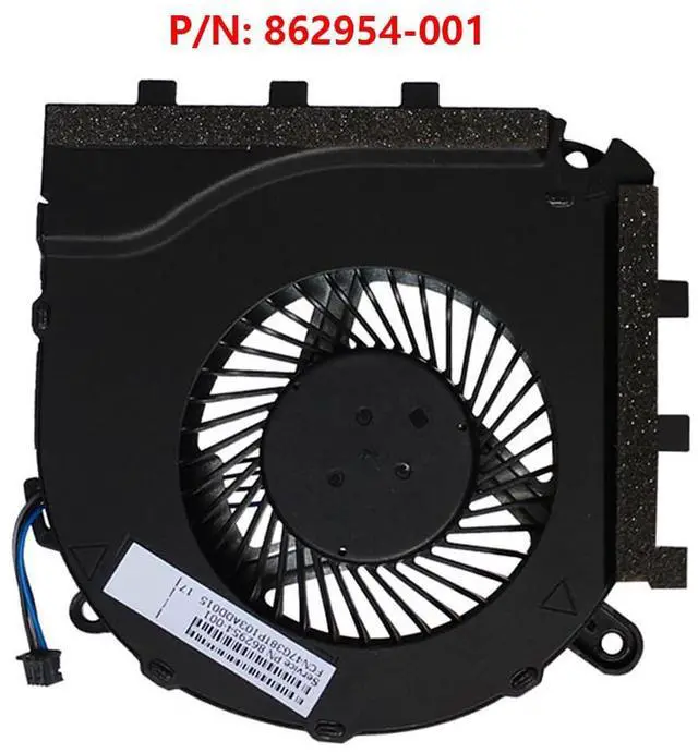 Alt view image 7 of 7 - GPU Cooling Fans Suitable for HP Omen 2 Plus 17-W TPN-Q174 Series 17-W010NG W043DX W102NL W102NS W103NF W119TX W205TX W206TX Laptop Cooler Fan 5V 4 PIN P/N: 910441-001 + 862954-001 (GPU)